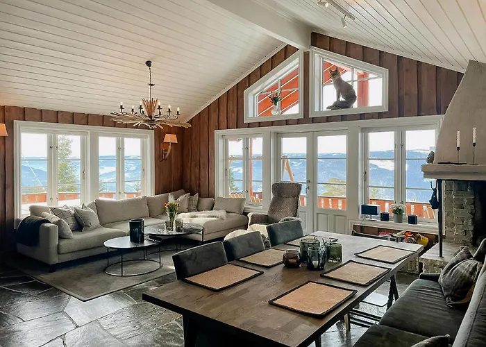 Modern With In-out In Hafjell Hébergement de vacances *