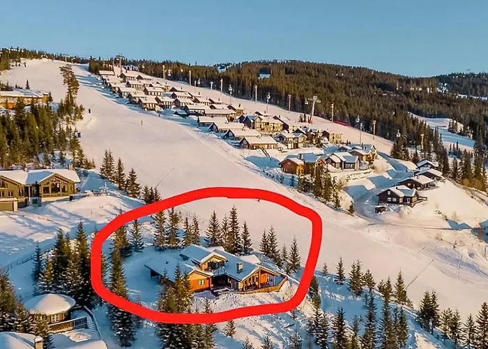 Modern With In-out In Hafjell Hébergement de vacances